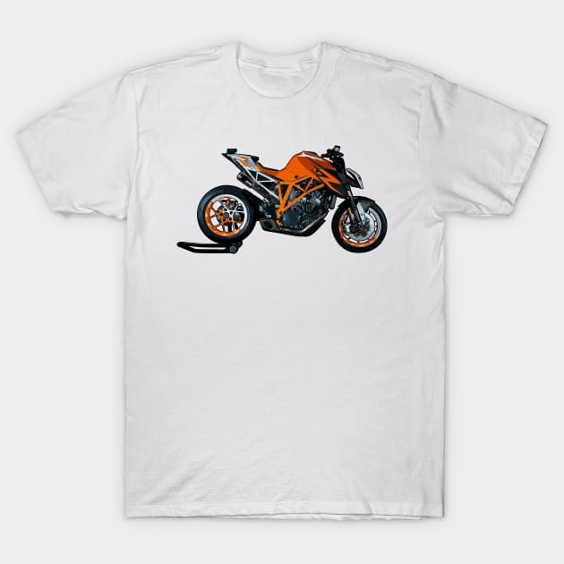 Super Duke Bike Illustration T-Shirt by KAM Std